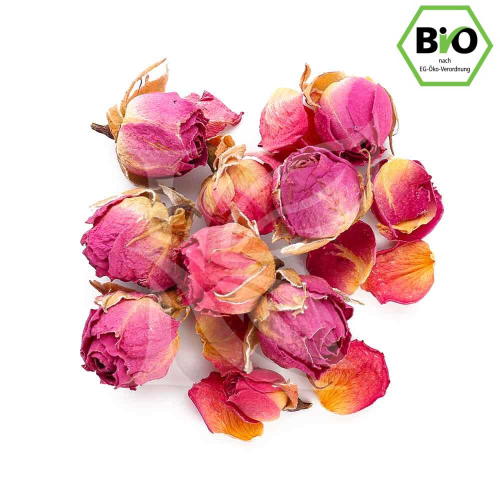 Geöffnete Bio Rosenblüten kaufen